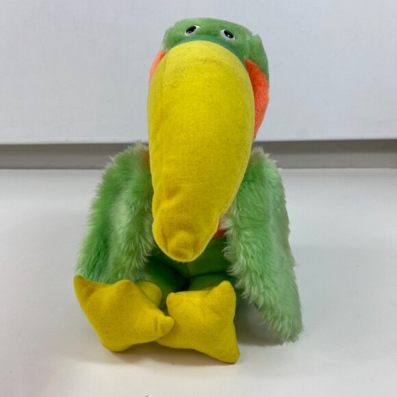 Dole 1983 Bananimal Toucan Plush Stuffed Animal Stuffie Green Yellow Advertising - Picture 3 of 16